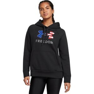 Under Armour 1386360-1-MD W Freedom Logo Fleece HD Negro MD